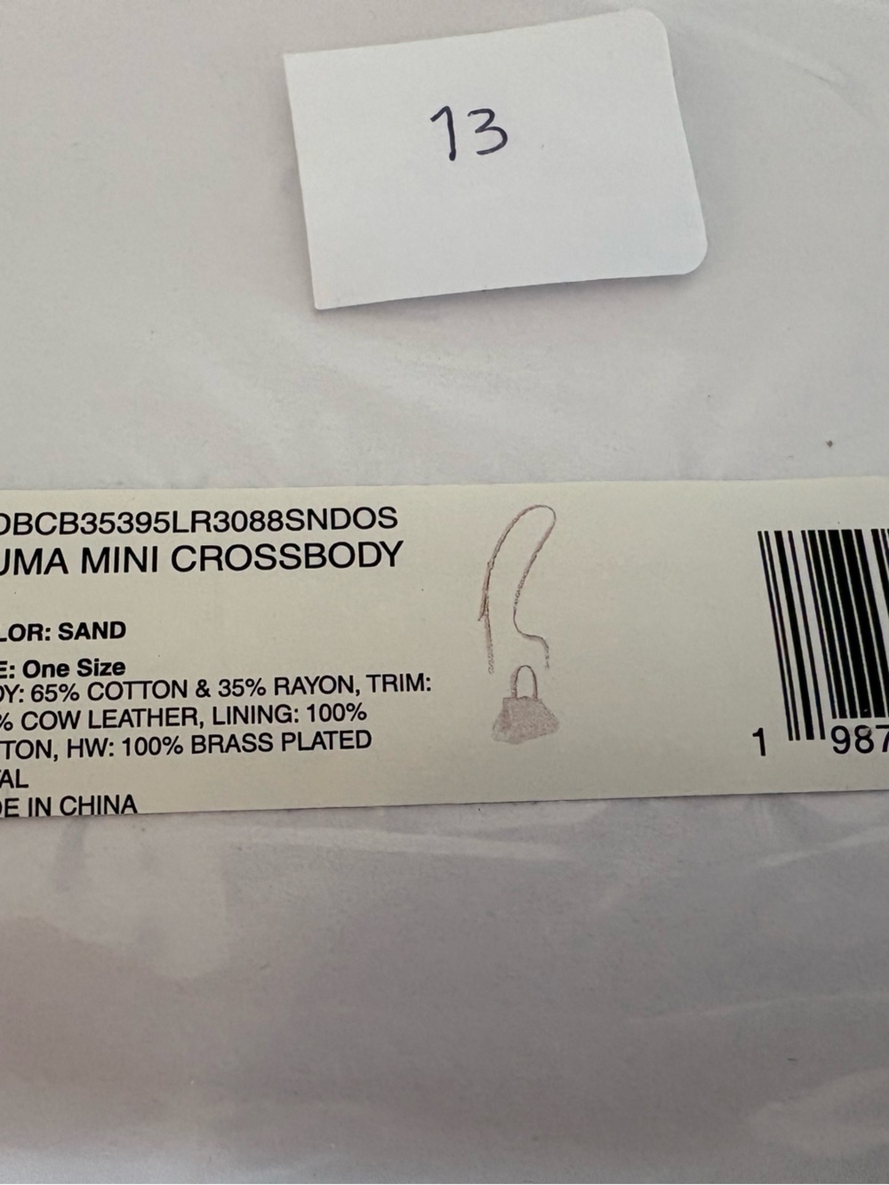 cult gaia mini Zuma crossbody bag in sand color - Picture 11 of 12